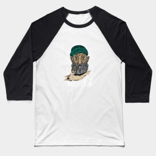 old man and cigarette Baseball T-Shirt